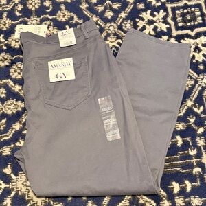 Amanda by Gloria Vanderbilt Gray Stretch Pants size 18W